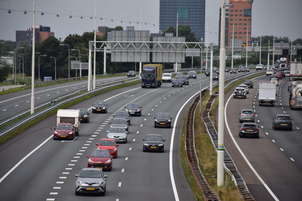 highway, cars, traffic, asphalt, transport, speed, truck, vehicles, travel